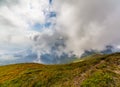 Stormy weather - mountains and clouds Royalty Free Stock Photo