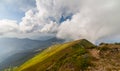 Stormy weather - mountains and clouds Royalty Free Stock Photo