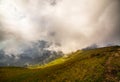 Stormy weather - mountains and clouds Royalty Free Stock Photo