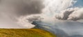 Stormy weather - mountains and clouds Royalty Free Stock Photo