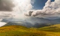 Stormy weather - mountains and clouds Royalty Free Stock Photo