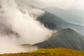 Stormy weather - mountains and clouds Royalty Free Stock Photo