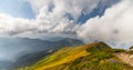 Stormy weather - mountains and clouds Royalty Free Stock Photo