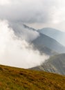 Stormy weather - mountains and clouds Royalty Free Stock Photo