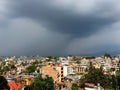 Stormy weather over Patan and Kathmandu