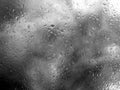 Stormy Weather with Raindrops on a Window Royalty Free Stock Photo