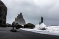 Stormy Weather at Reynisfjara Volcanic Beach