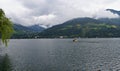 Stormy weather on Zeller Lake,Austria