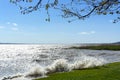 Stormy wind at Lake Balaton