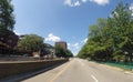 Storrow Drive, Boston, MA. Royalty Free Stock Photo
