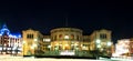Stortinget at night Royalty Free Stock Photo