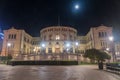 Stortinget Norwegian Parliament in Oslo, Norway at night