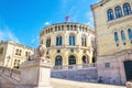 Stortinget, the seat of Norway's parliament.