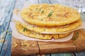 Stortini pasta pancakes Royalty Free Stock Photo