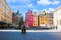 Stortorget square in Stockholm old town center, Sweden Royalty Free Stock Photo
