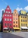 Stortorget square in Stockholm old town center, Sweden Royalty Free Stock Photo