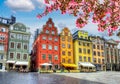 Stortorget square in Stockholm old town Gamla Stan in spring, Sweden Royalty Free Stock Photo