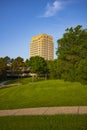 The 21-story Art Deco North Dakota State Capitol in Bismarck Royalty Free Stock Photo