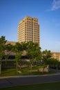 The 21-story Art Deco North Dakota State Capitol in Bismarck Royalty Free Stock Photo