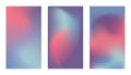 Abstract blue purple and pink liquid social media gradient background Royalty Free Stock Photo