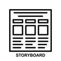 Story board icon