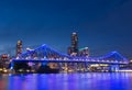 Story Bridge Brisbane River Queensland Australia Royalty Free Stock Photo