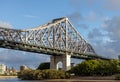 The Story bridge crossing over the Brisbane river on a sunny day in Brisbane City Queensland on January 31st 2021 Royalty Free Stock Photo