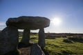 Lanyon quoit megalithic dolmen neolithic Royalty Free Stock Photo