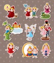 Story people stickers Royalty Free Stock Photo