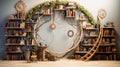 Story Themed magical designer bookshelf for a cozy home or bookstore corners