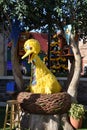 Story Time with Big Bird at Sesame Street Land in SeaWorld Orlando in Florida