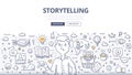Storytelling Doodle Concept Royalty Free Stock Photo