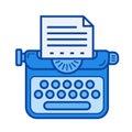 Storytelling line icon.