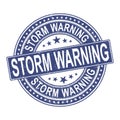 stotm warning grunge rubber stamp on white background, vector illustration Royalty Free Stock Photo