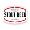 Stout Beer vintage sign
