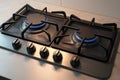 Stove with convenient grill, perfect for placing cooking pots