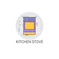 Stove Cooking Utensils Kitchen Equipment Appliances Icon