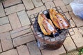 Stove Grill Dried fish