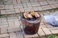 Stove Grill Dried fish