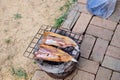 Stove Grill Dried fish
