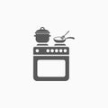 Stove icon, kitchen, kitchenware, cooking, oven