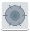 Stove Isolated Vector Icon editable Stove Isolated Vector Icon editable Royalty Free Stock Photo