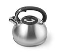 Stove whistle kettle isolated on white Royalty Free Stock Photo