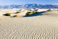 Stovepipe Wells sand dunes, Death Valley National Park, Californ Royalty Free Stock Photo