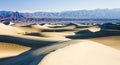 Stovepipe Wells sand dunes, Death Valley National Park, Californ Royalty Free Stock Photo