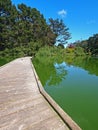 Stow Lake of Golden Gate Park in San Francisco Royalty Free Stock Photo