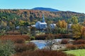 Stowe Community Church - Vermont Royalty Free Stock Photo