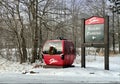 Stowe Mountain resort parking entrance