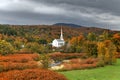 Stowe Community Church - Vermont Royalty Free Stock Photo