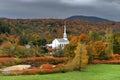 Stowe Community Church - Vermont Royalty Free Stock Photo